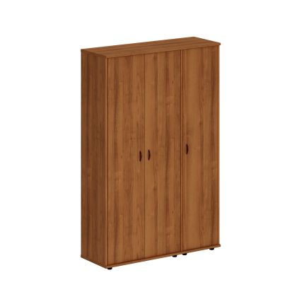 Шкаф комбинированный высокий (закрытый + закрытый узкий) темный орех