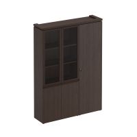 Шкаф комбинированный (со стеклом + для одежды узкий) МК 358