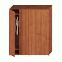 Шкаф комбинированный высокий (одежда + закрытый) Исп.59