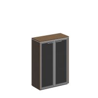 Шкаф для документов средний со стеклянными дверями ВЛ 312 ДТ