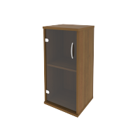 Шкаф низкий узкий со стеклом А.СУ-3.2