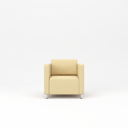 Кресло экокожа премиум / темно-коричневая CN1113