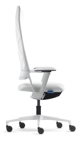 Кресло руководителя Connex 2 mesh с высокой сетчатой спинкой натуральная кожа / коричневая 4803