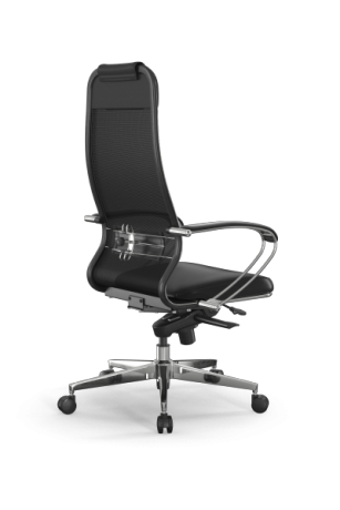 Кресло руководителя Samurai Comfort S Infinity сетка/экокожа / черная/черная
