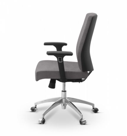 Кресло персонала Alfa X/SL/3D ткань Сахара / зеленая С39