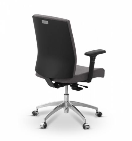 Кресло персонала Alfa X/SL/3D ткань Сахара / фиолетовая С33