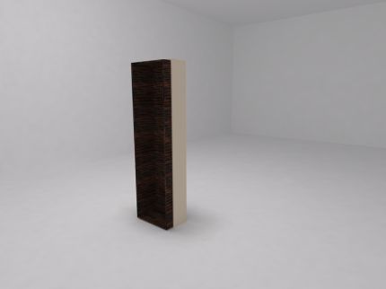Шкаф высокий без дверей и полок трюфельный дуб (меламин)