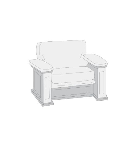 Кресло с подлокотниками Зевс (кожа экстра) радика мадрона