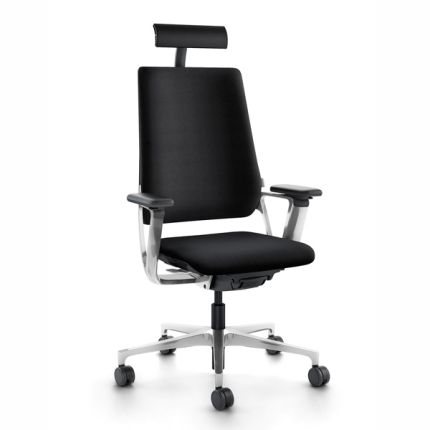 Кресло для руководителя Connex2 со средней спинкой натуральная кожа / коричневая 4803