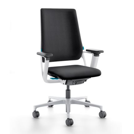 Кресло для посетителя Connex2 натуральная кожа / черная 4880
