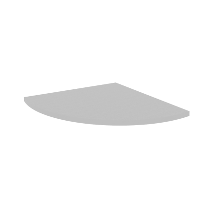 Столешница брифинга угловая серый