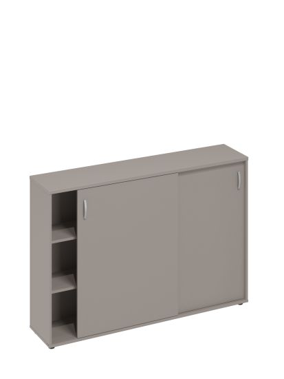 Шкаф-купе средний (для 2-х столов 80) мокко премиум