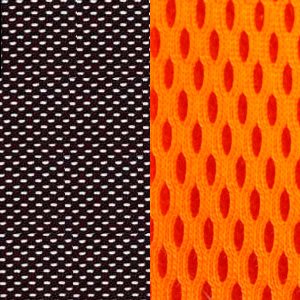 сетка/ткань TW  / черная/ оранжевая